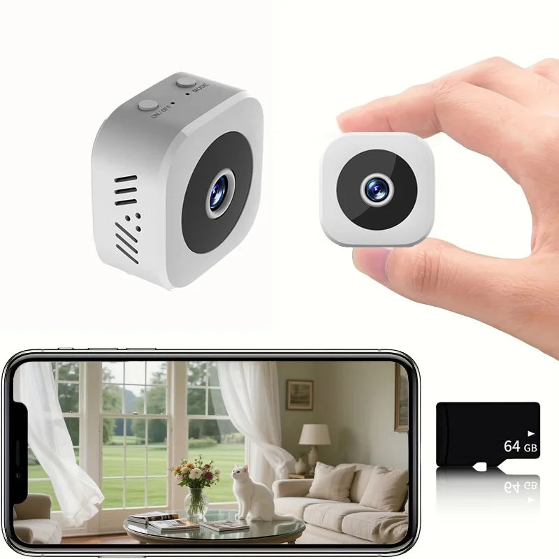 Mini WiFi Security Camera – 1080P HD, Night Vision & Motion Detection