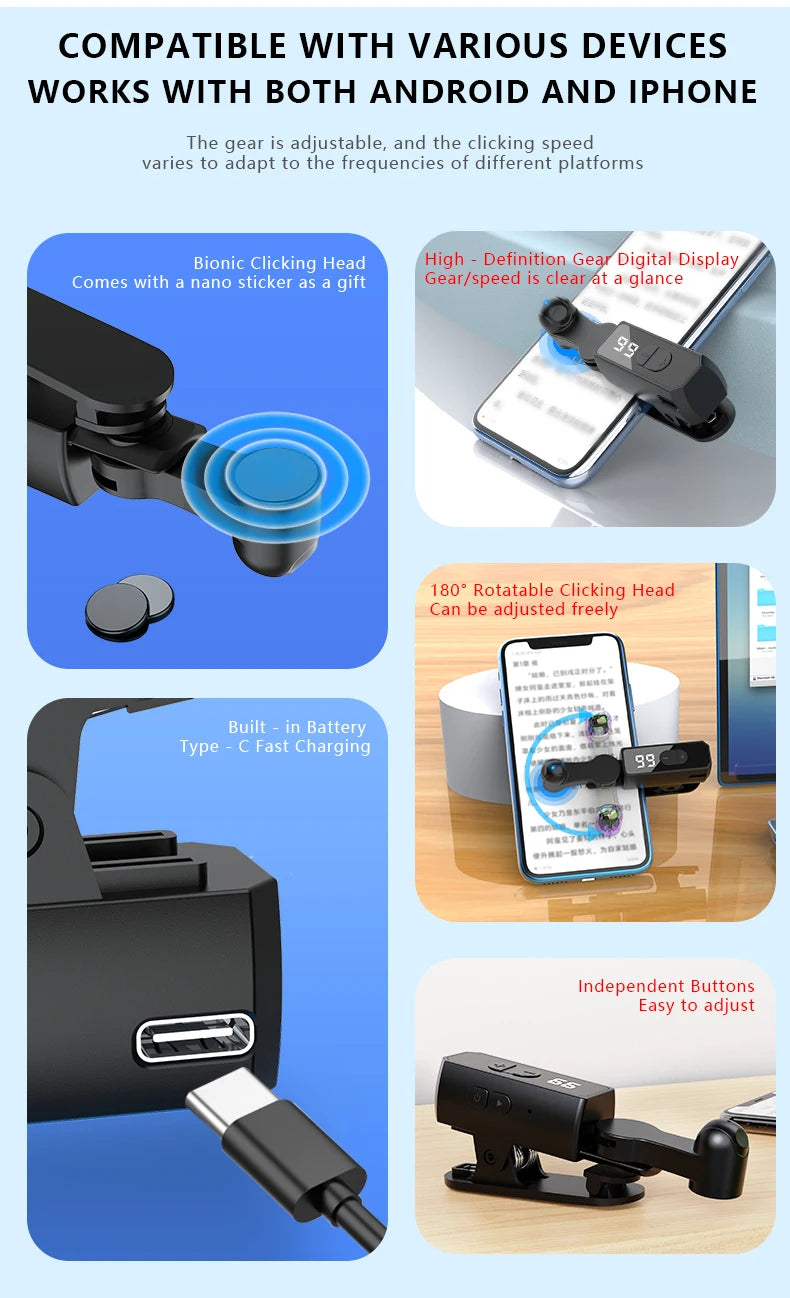 Screen Auto Clicker for Smartphone – Hands-Free Screen Tapping Tool
