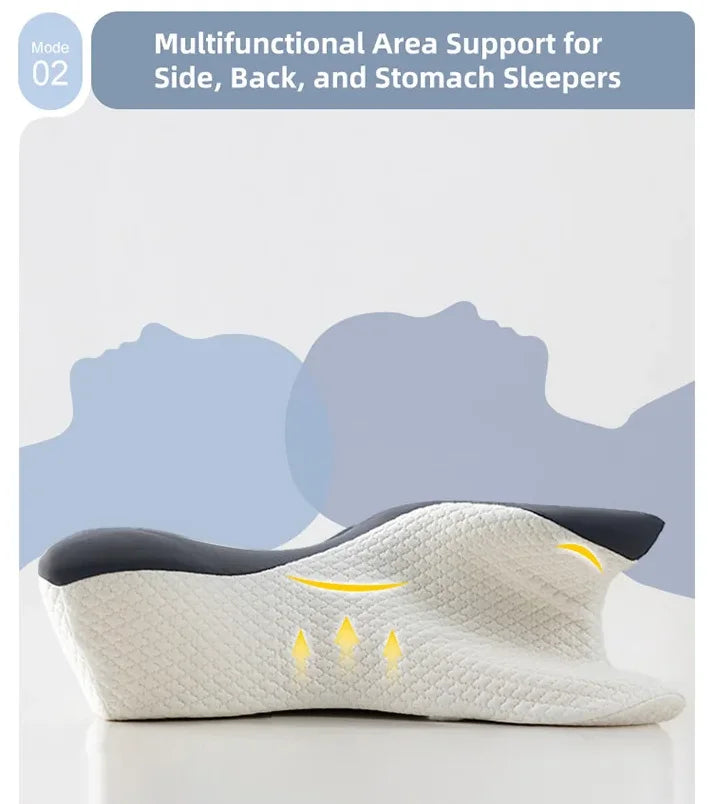 Butterfly Shape Pillow Neck protection Slow Rebound Memory Foam Pillow Health Care Cervical Orthopedic Neck Foam Pillows