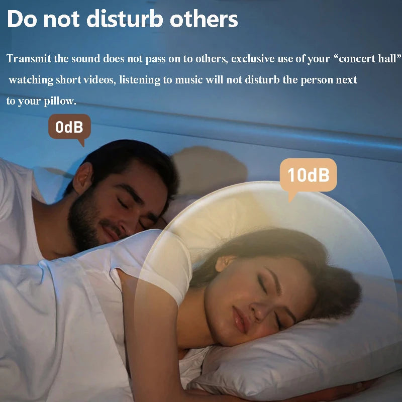 Under-Pillow Bluetooth Sleep Speaker – White Noise &amp; Music, Ultra-Thin Design