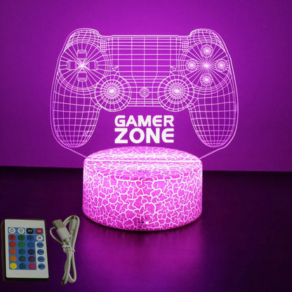 3D LED Acrylic Night Light (Touch & Remote Control)