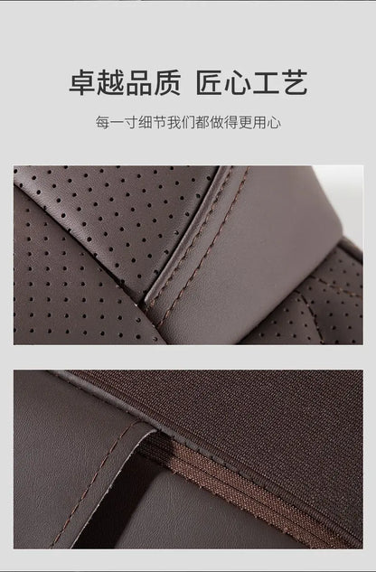 Car Headrest & Lumbar Support Pillow – Memory Foam Comfort for Driving