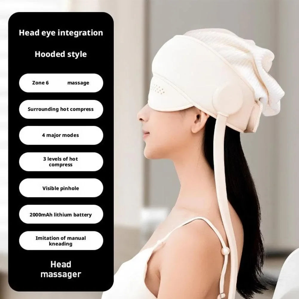 Electric Airbag Head Massager – Deep Relaxation, Anytime