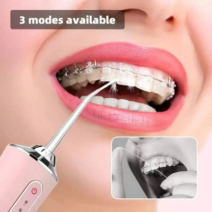 Electric Water Floss, Intelligent Chip, Precise Pressure Control, 360 Degree Rotating Nozzle, Tooth Cleaning Device