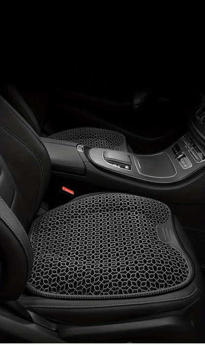 1pc Gel Seat Cushion - Honeycomb Design for Car/Office | Breathable & Machine Washable Pad, Ergonomic Support & Lightweight