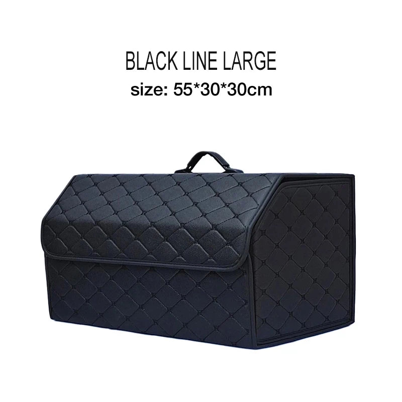 PU Leather Car Trunk Storage Box