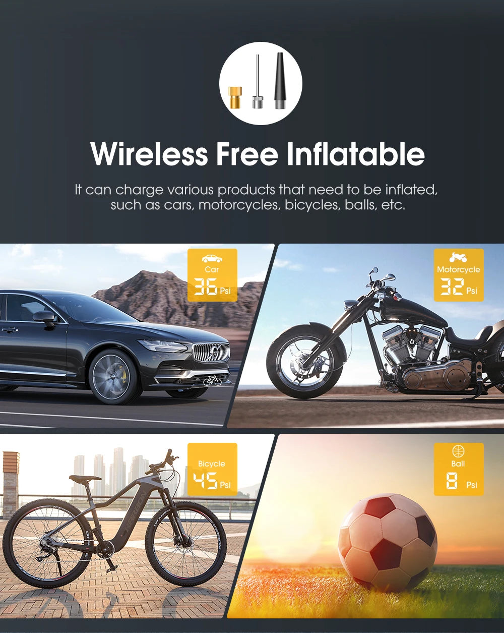 Rechargeable Tire Inflator