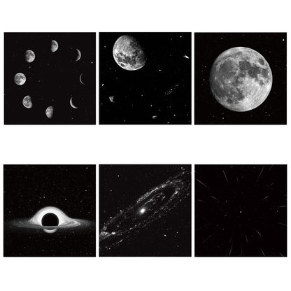 Moon and Stars - Discs for POCOCO Galaxy Projector, 5k Ultra HD, 6 Pieces  (No Projector)