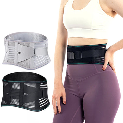 1PCS Lower Back Brace for Pain Relief – Adjustable Lumbar Support Belt for Sciatica- Breathable & Stabilizing with 4 Steel Stays