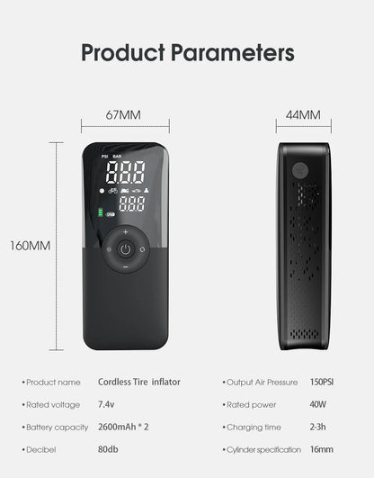 Rechargeable Tire Inflator