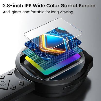 Handheld Digital Microscope with Screen – 100× Magnification & LED Lighting