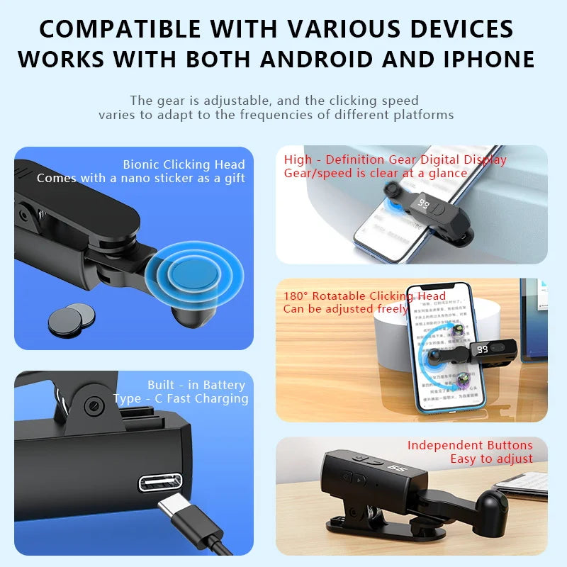 Screen Auto Clicker for Smartphone – Hands-Free Screen Tapping Tool