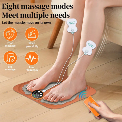 EMS Foot Massager Mat with Remote