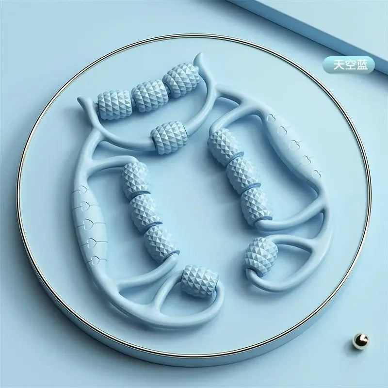 12 Rounds Of Circular Leg Slimming Muscle Stretching And Relaxation Massage Equipment, Leg Slimming Artifact, Circular Leg Clamp