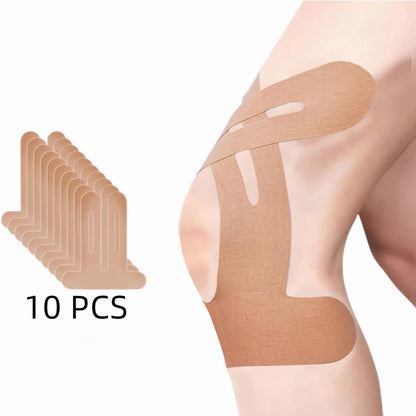 Kinesiology Tape – 10-Pack Waterproof Sports Knee Support Strips