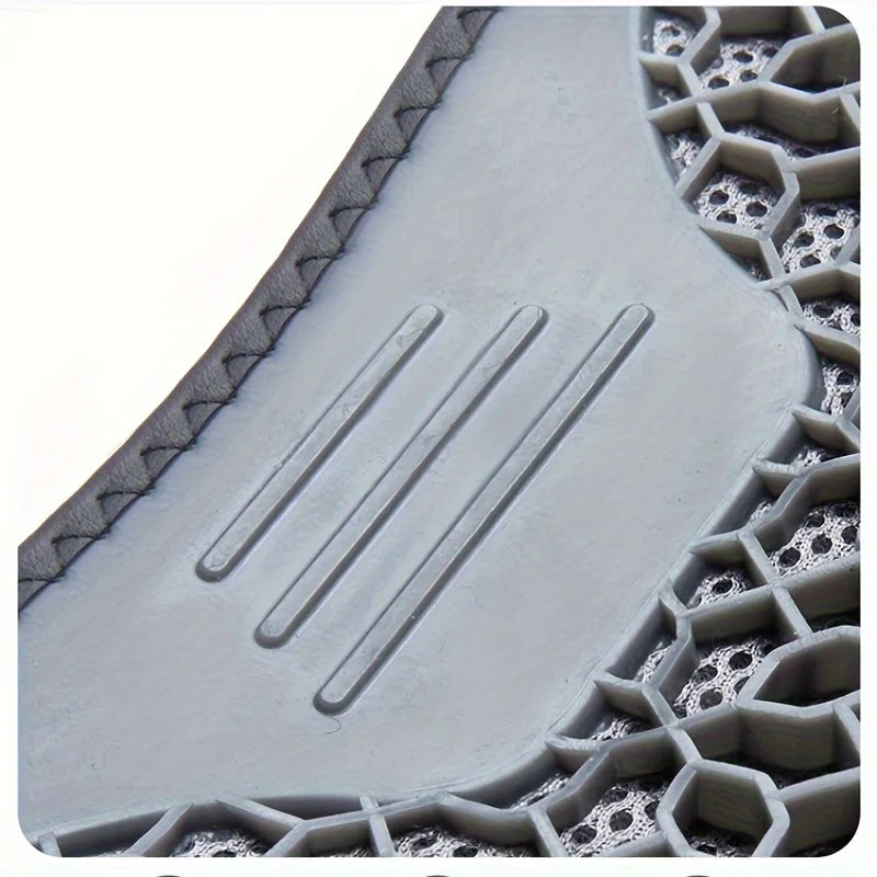 1pc Gel Seat Cushion - Honeycomb Design for Car/Office | Breathable & Machine Washable Pad, Ergonomic Support & Lightweight