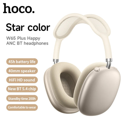 Wireless ANC Bluetooth Headphones – Long Battery Life, Comfortable Over-Ear Design