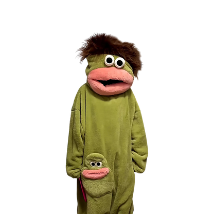 Cute Monster Fleece Onesie