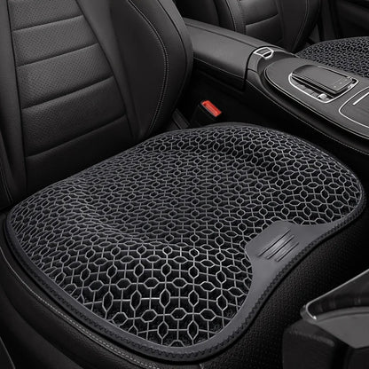1pc Gel Seat Cushion - Honeycomb Design for Car/Office | Breathable & Machine Washable Pad, Ergonomic Support & Lightweight