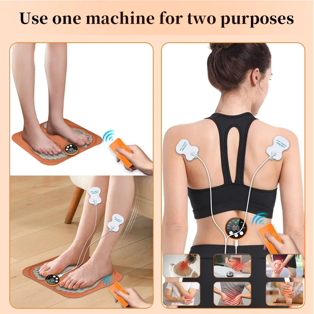 EMS Foot Massager Mat with Remote