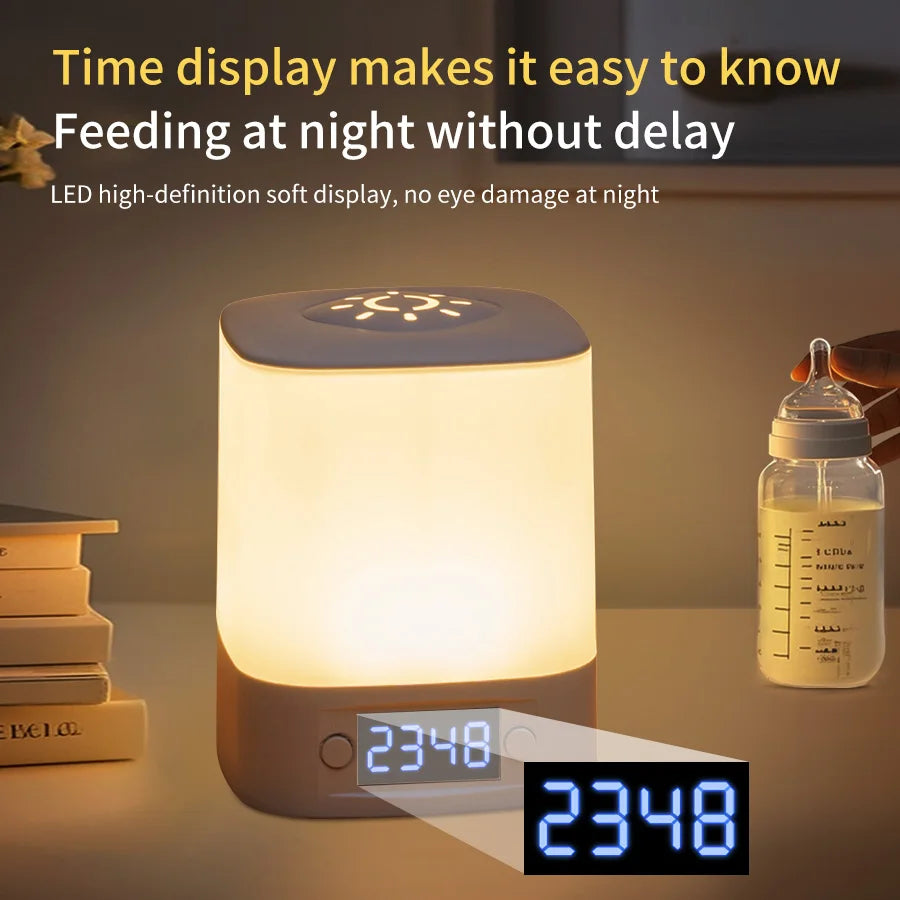 Rechargeable Clock Night Light