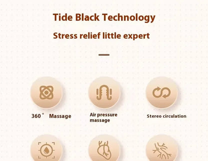 Air Pressure Leg Massager Foot Massage Boots Kneading Squeeze Deep Relaxation Calf With Remote Control