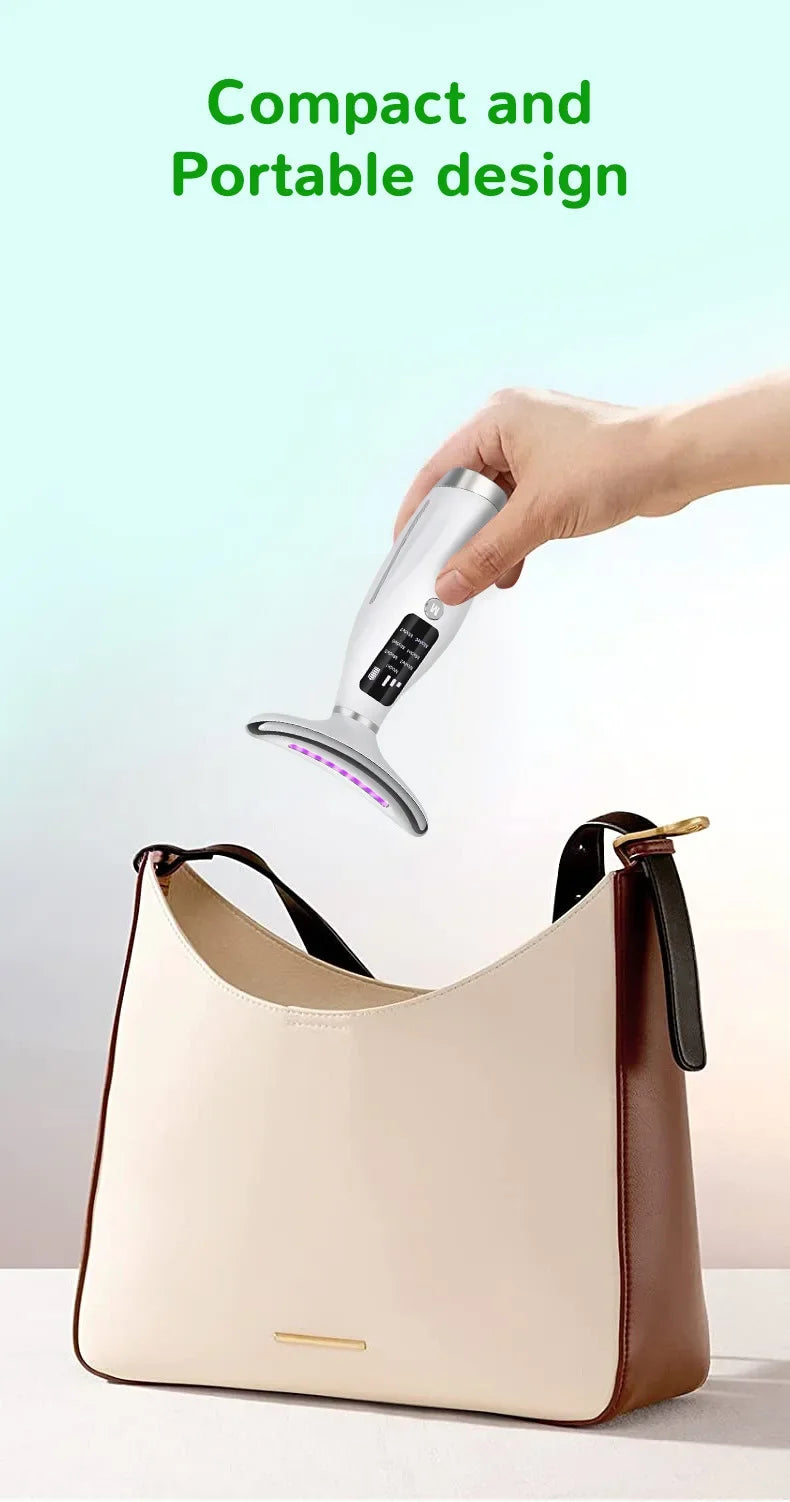 LED Facial Massage Device – EMS & Vibration Skincare Tool