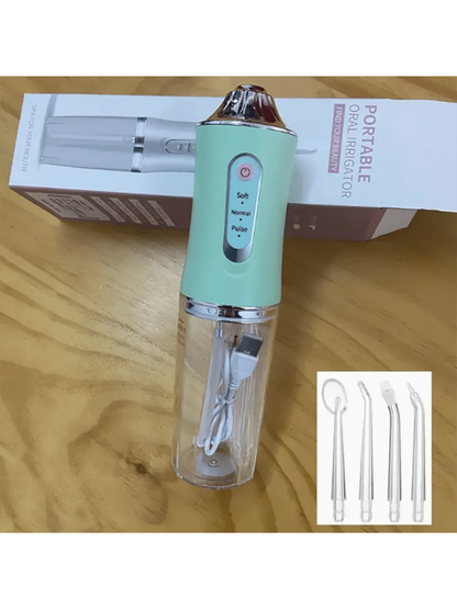 Electric Water Floss, Intelligent Chip, Precise Pressure Control, 360 Degree Rotating Nozzle, Tooth Cleaning Device