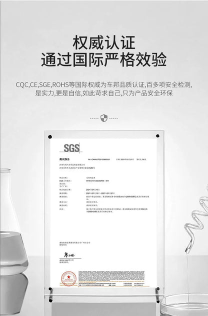 Car Headrest & Lumbar Support Pillow – Memory Foam Comfort for Driving