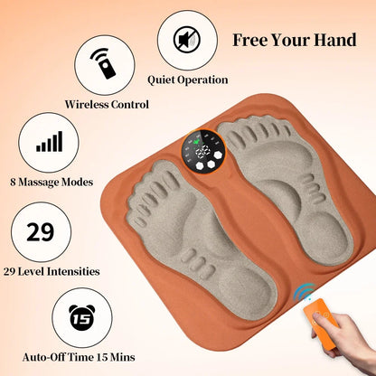 EMS Foot Massager Mat with Remote