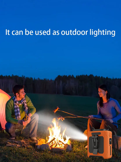 Portable Waist Fan with Flashlight