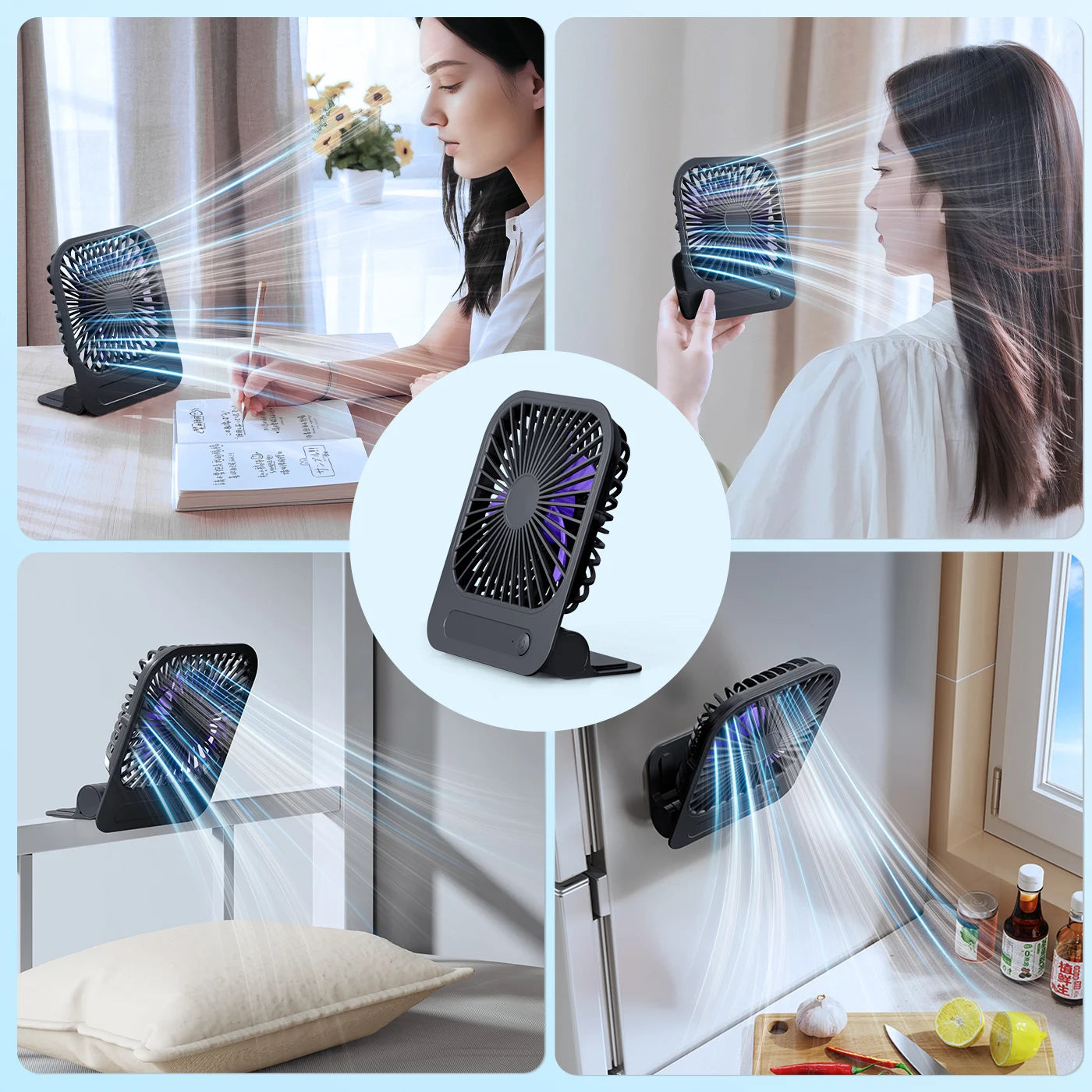 Rechargeable Desktop Fan