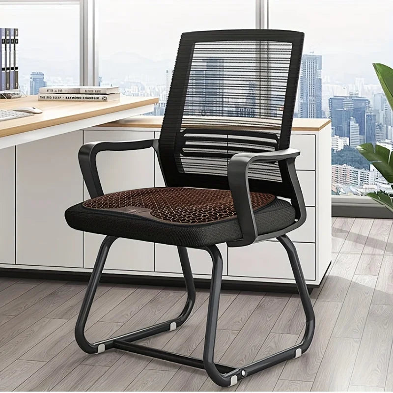 1pc Gel Seat Cushion - Honeycomb Design for Car/Office | Breathable & Machine Washable Pad, Ergonomic Support & Lightweight