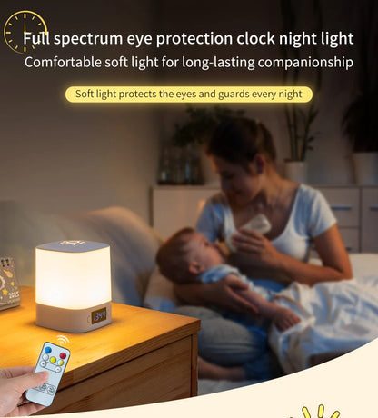 Rechargeable Clock Night Light