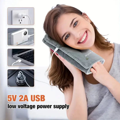 Quick Heating Warming Pad with Adjustable Temperature and Timing