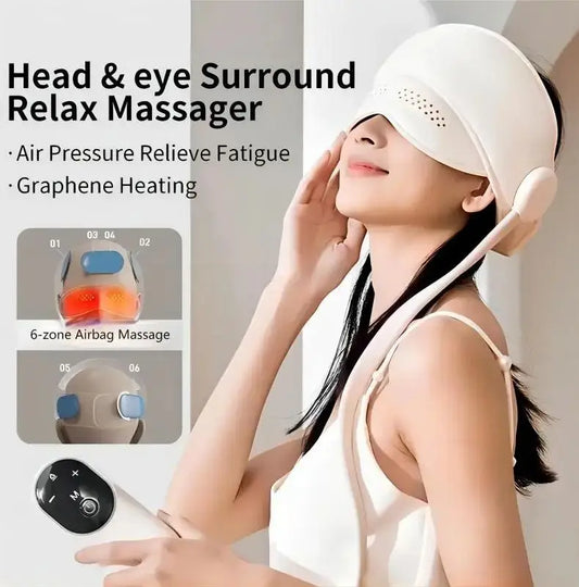 Electric Airbag Head Massager – Deep Relaxation, Anytime