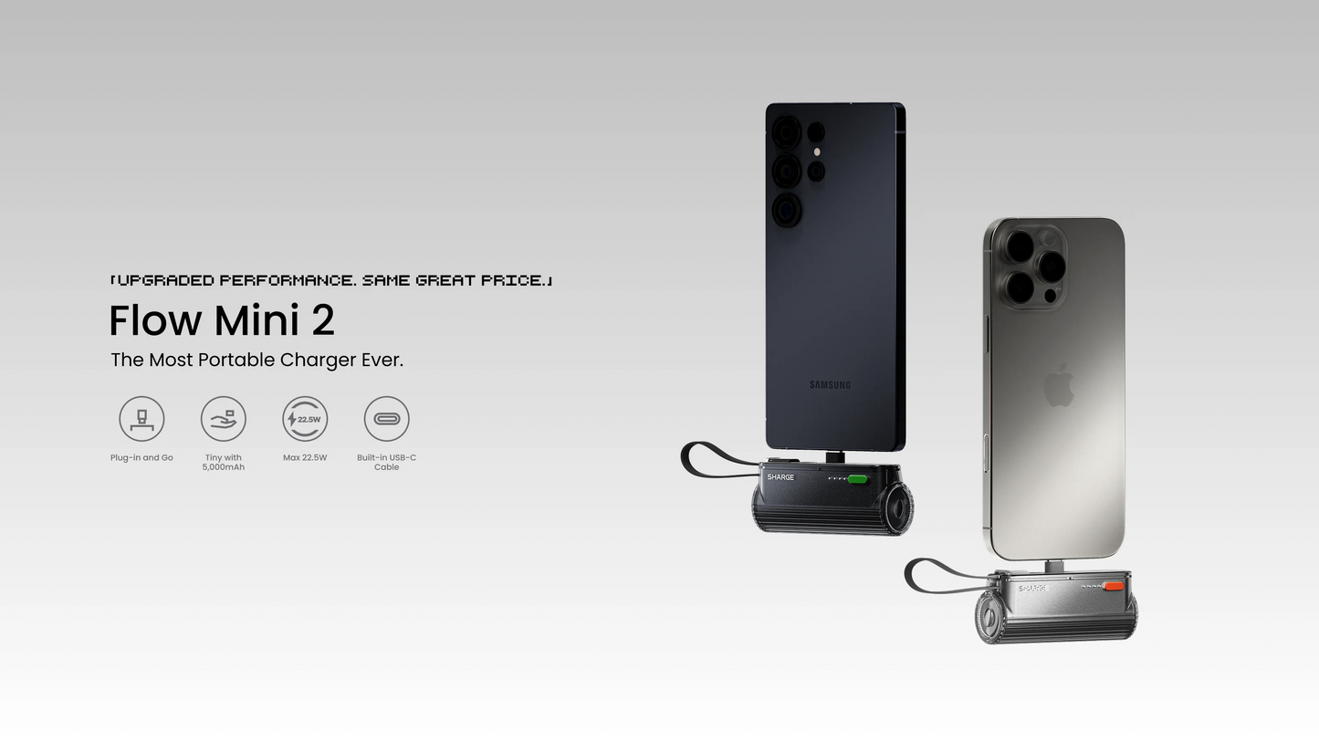 Ultra-Compact 5,000mAh Portable Power Bank