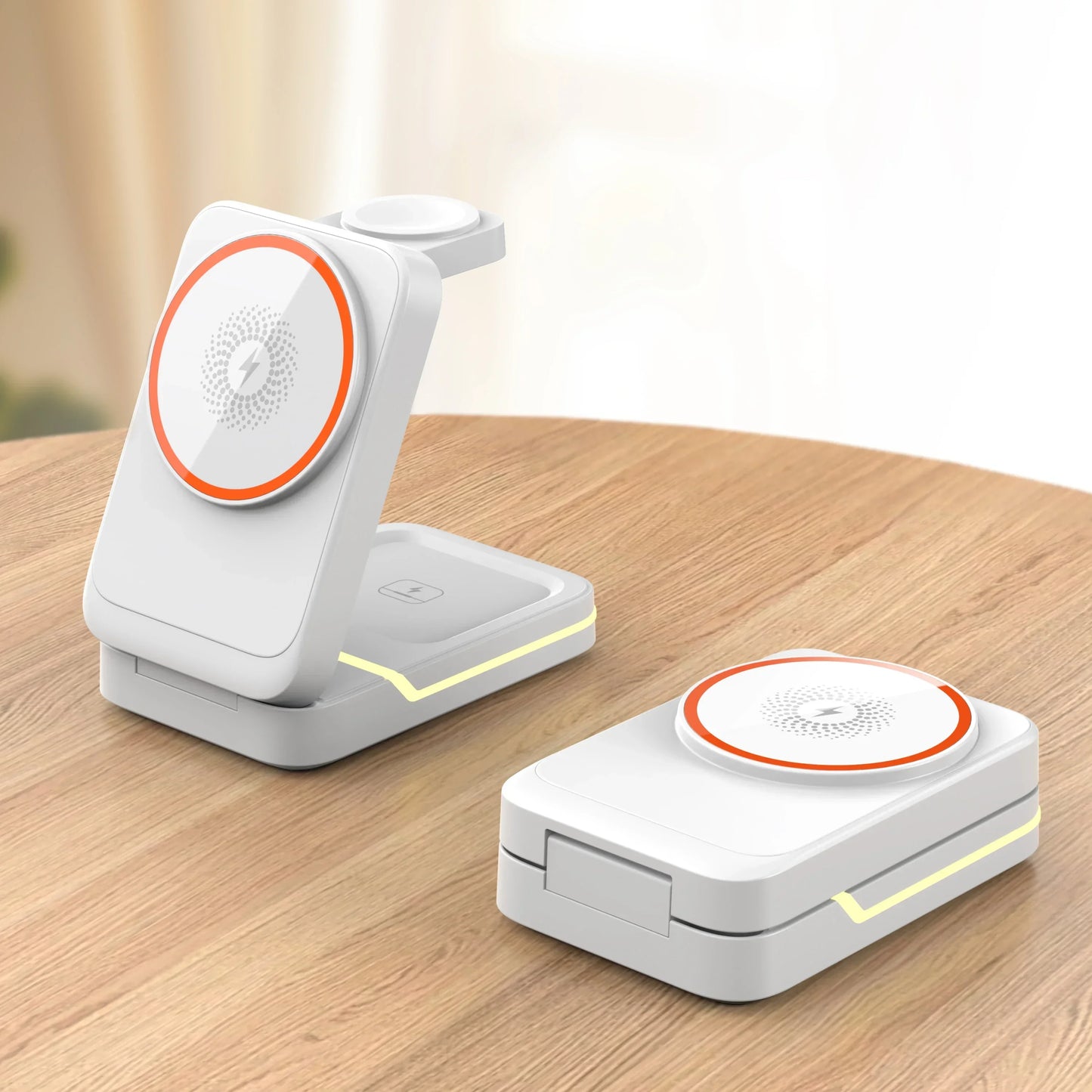 3-in-1 Magnetic Wireless Charger – For iPhone, Apple Watch & Earbuds