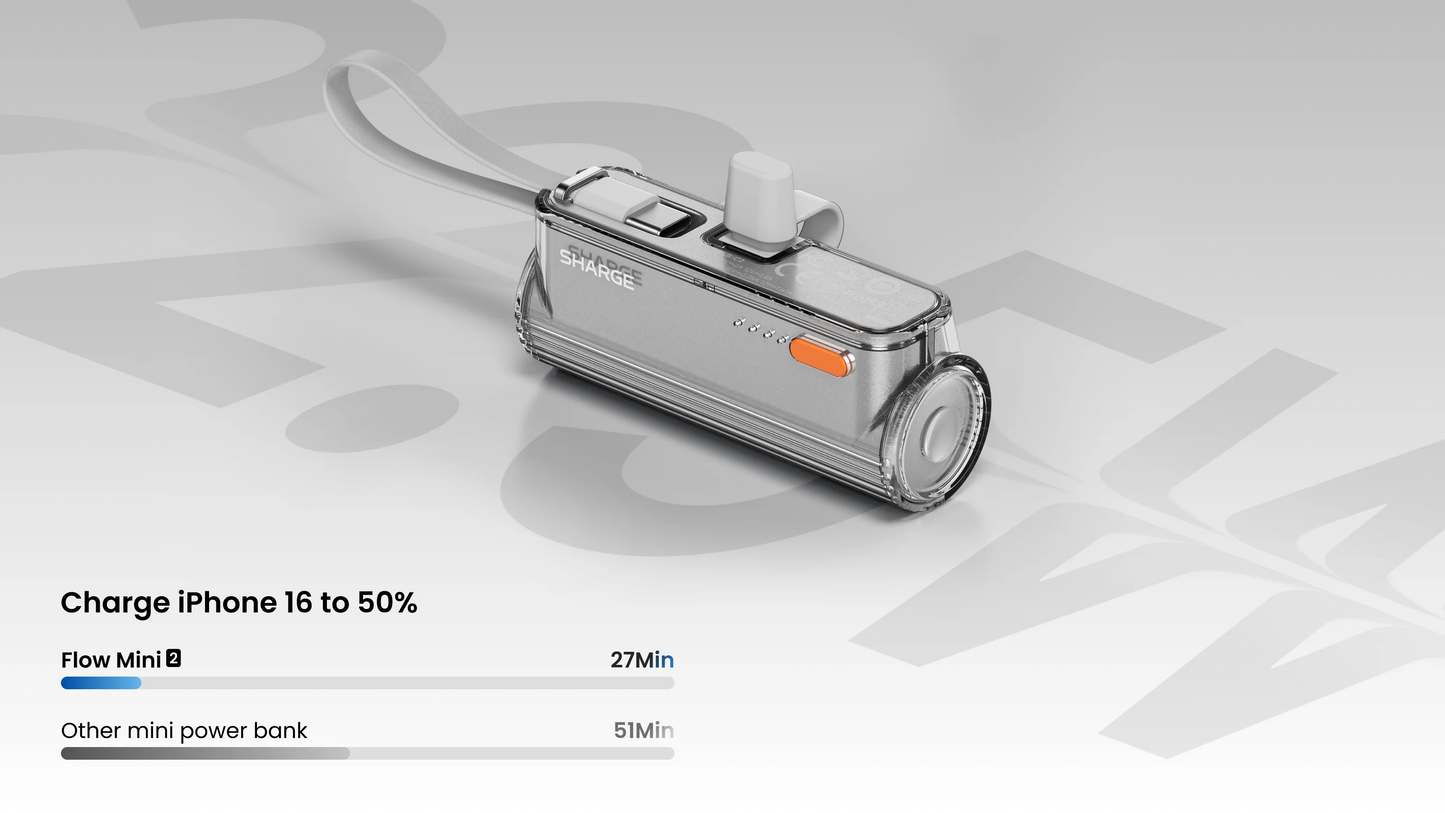 Ultra-Compact 5,000mAh Portable Power Bank
