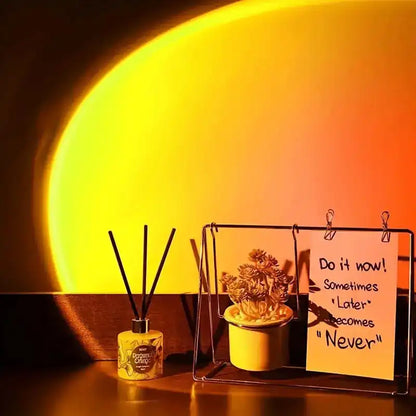 USB Sunset Projection Lamp – Ambient Light for Cozy Atmosphere