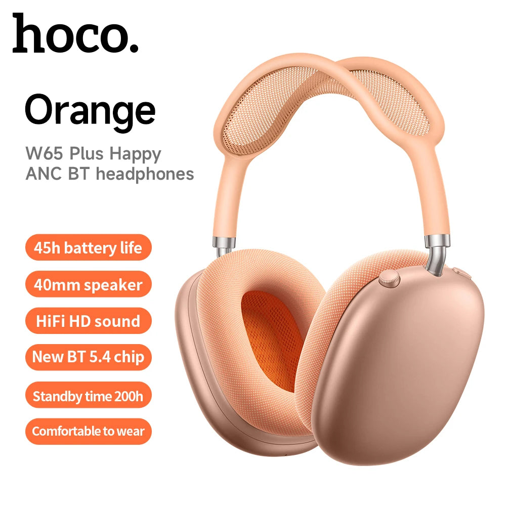 Wireless ANC Bluetooth Headphones – Long Battery Life, Comfortable Over-Ear Design