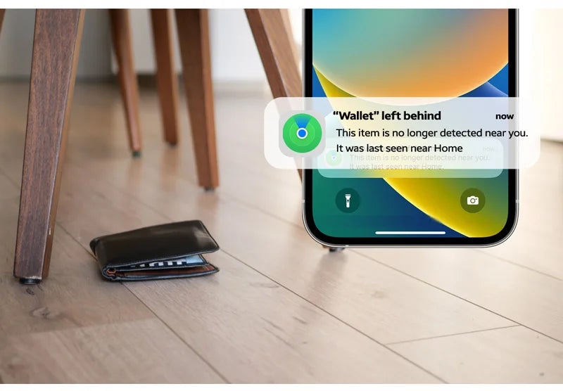 Ultra-Slim Wallet Tracker Card – Works with Apple Find My