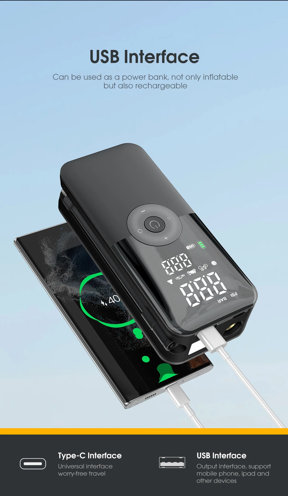 Rechargeable Tire Inflator