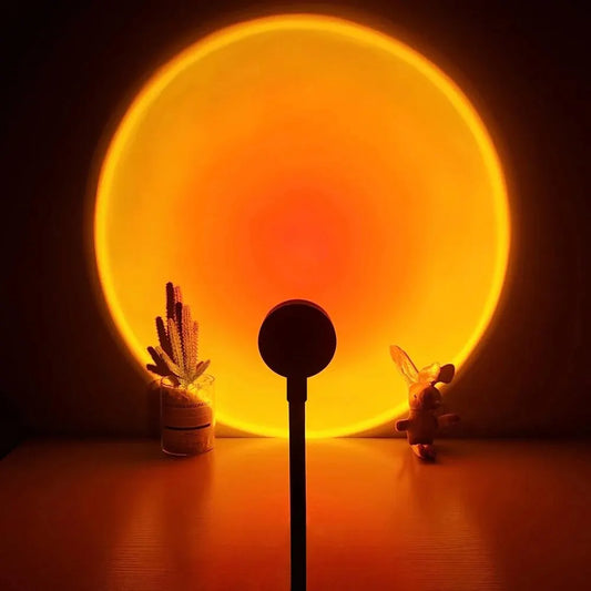 USB Sunset Projection Lamp – Ambient Light for Cozy Atmosphere