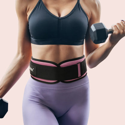 Pink Neoprene Back Support Belt