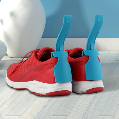 Ergonomic One-Step Shoe Horn