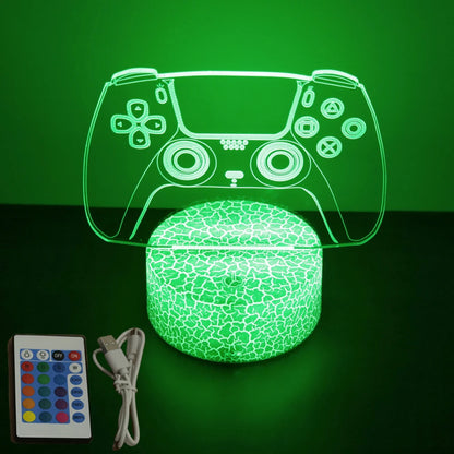 3D LED Acrylic Night Light (Touch & Remote Control)