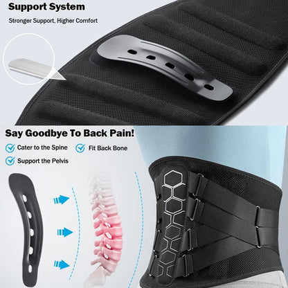 Adjustable Lumbar Support Belt