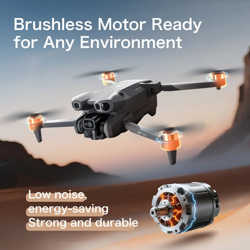 GPS Camera Drone with Brushless Motors – App & Remote Control