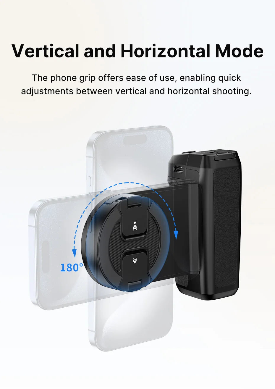 MagSafe Smartphone Camera Grip with Bluetooth Shutter